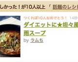 ダイエットに★坦々風春雨スープ作り方11写真