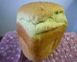 HBで早焼きグリーンティパン作り方4写真