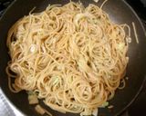 フライパンだけでできる青椒肉絲パスタ作り方3写真