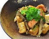 秋鮭ときのこと厚揚げのしょうゆ香り焼き作り方8写真