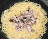 サンマ☆パスタ！ペペロンチーニ作り方3写真