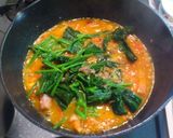 ほうれん草とベーコンのトマトソースパスタ作り方5写真