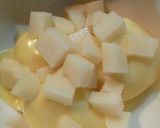 じゃがいもチーズもちベーコン絡め作り方3写真