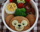 キャラ弁☆ふわっふわダッフィーおにぎり作り方16写真