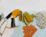 野菜の素揚げ和風丼作り方1写真