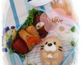 キャラ弁おかず*ゆで卵deラッコちゃん作り方5写真
