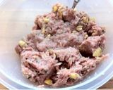 栗と豚肉のマッシュルーム詰めとベーコン巻作り方5写真
