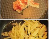 ^豚バラ^キノコとじゃが芋味噌炒め~♪作り方3写真