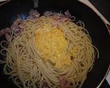生クリーム・牛乳なし♪全卵カルボナーラ♡作り方5写真