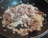 焼肉のタレ★牛とクレソンのガーリック炒飯作り方3写真