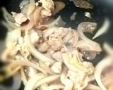 絶品♡玉ねぎと豚コマのトマトソーススパ作り方6写真