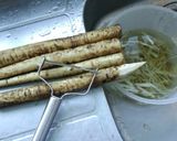 ゴボウ茶作っ茶いました(*´p日q｀*)作り方1写真