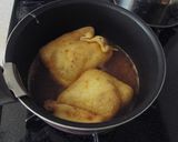 焼き肉のタレだけ！とろ〜り卵の含め煮作り方5写真