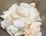 たたき長芋とプチトマトの和え物。作り方2写真