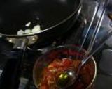 墨烏賊の塩辛とセミDriedTomatoのクリ－ミィ－パスタ作り方3写真