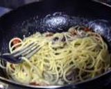 墨烏賊の塩辛とセミDriedTomatoのクリ－ミィ－パスタ作り方5写真