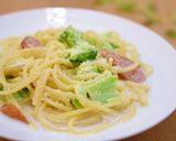 レンジでブロッコリーとウィンナーのパスタ作り方3写真