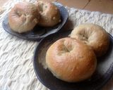 プレ農家めし◆茹でラッカセイのベーグル作り方5写真