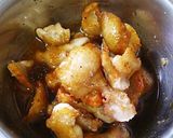 冷蔵庫整理★　鶏皮で簡単ホルモン焼き風作り方4写真