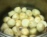 たこ焼き風!?里芋のソース煮作り方1写真