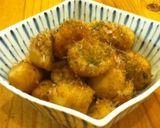 たこ焼き風!?里芋のソース煮作り方5写真