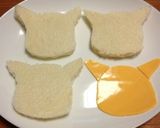 ピカチュウサンド弁当作り方1写真