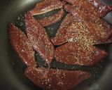 簡単低カロリー◆レバーの塩胡椒焼き◆作り方3写真