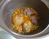 無加水鍋で・煮込みハンバーグ(秋仕様)作り方8写真