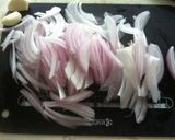 牛肉と玉ねぎのカレーピラフ作り方1写真