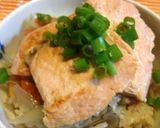 シャケ乗せ 炊き込みご飯作り方9写真
