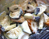 茄子とちくわと枝豆の塩昆布マヨごま和え作り方4写真