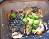 茄子とちくわと枝豆の塩昆布マヨごま和え作り方6写真
