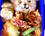 おやすみクマちゃん弁当作り方4写真