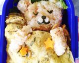 おやすみクマちゃん弁当作り方5写真