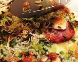 ピザ生地から作る自家製「ねぎ焼風ピザ」作り方4写真