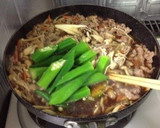 すき焼き風☆具だくさんのつけ麺作り方5写真