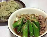 すき焼き風☆具だくさんのつけ麺作り方6写真