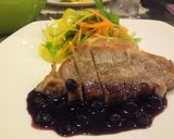 豚ロースステーキ～ブルーベリーソースで～作り方6写真