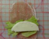 モッツァレラチーズとレタスの生ハム巻き作り方2写真
