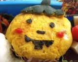 ハロウィンのおにぎり弁当（キャラ弁）作り方5写真