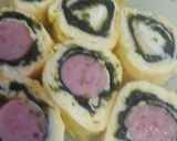 お弁当に! ｶﾝﾀﾝ ﾏｷﾏｷたまご。作り方5写真