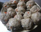 オモニのマロニー入り肉団子♪ダシダでお鍋作り方7写真