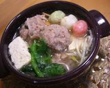 オモニのマロニー入り肉団子♪ダシダでお鍋作り方10写真