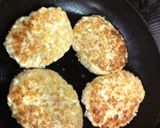 ヘルシー@とろり豆腐チーズinハンバーグ作り方12写真