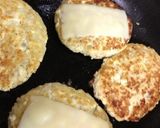 ヘルシー@とろり豆腐チーズinハンバーグ作り方15写真
