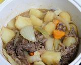 ちくわぶ入り肉じゃが作り方7写真