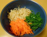 もやしの三色和え作り方4写真