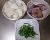 真鱈と大根のスープ作り方1写真