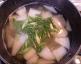 真鱈と大根のスープ作り方4写真