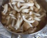 簡単！お手軽！さつまいもとしめじの煮物作り方3写真